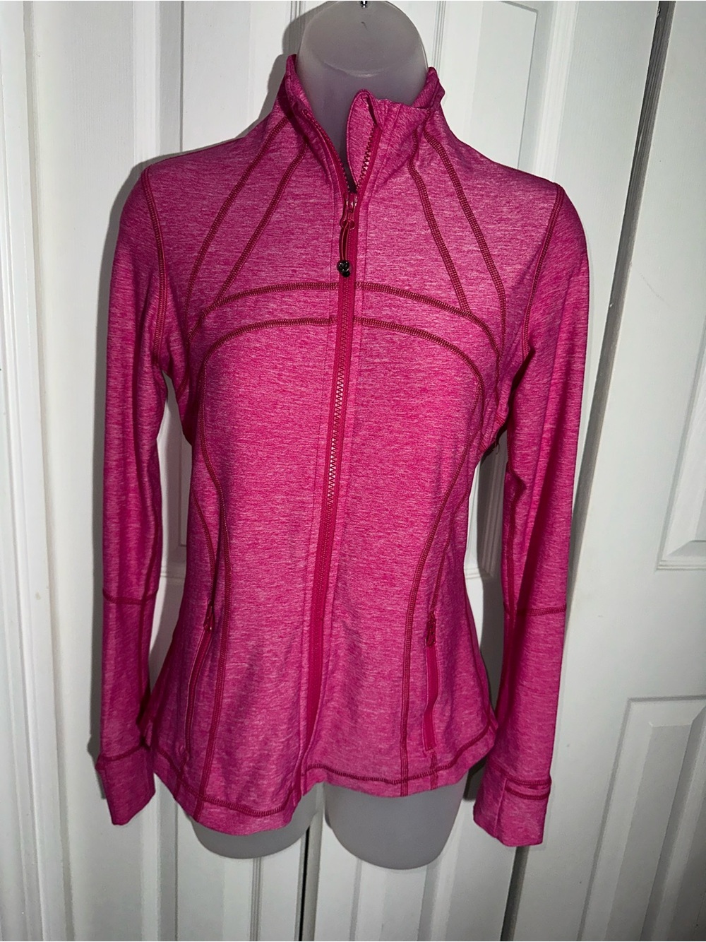 Lululemon Define Jacket Original Heathered Paris Pink Small Rare No Tag     AA24
